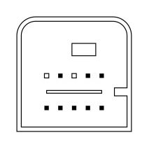 VW POLO 05-10 4PIN ΔΙΑΚΟΠΤΗΣ PARKING orig.3C0927225B Auto Moto Tyres 