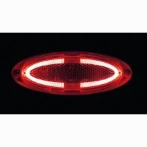ΦΩΣ ΟΓΚΟΥ 4LED ΚΟΚΚΙΝΟ SMD 12/24V 124mm 1ΤΕΜ. Auto Moto Tyres 