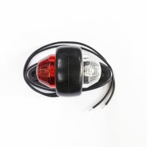 ΦΩΣ ΟΓΚΟΥ LD465 12/24V 2LED ΚΟΚΚΙΝΟ/ ΛΕΥΚΟ (ΔΙΠΛΗΣ ΟΨΗΣ) ΣΤΡΟΓΥΛΛΟ 1ΤΕΜ. Auto Moto Tyres 