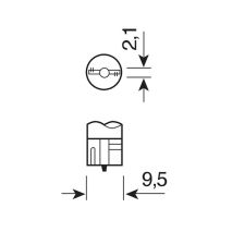 T10 W5W 24V W2,1x9,5d 24lm 6SMD LED ΠΟΡΤΟΚΑΛΙ (ΚΑΡΦΩΤΟ-ΔΙΠΛΗΣ ΠΟΛΙΚΟΤΗΤΑΣ CAN-BUS) 2ΤΕΜ. Auto Moto Tyres 