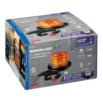 ΦΑΡΟΣ ΜΑΓΝΗΤΙΚΟΣ ΚΑΙ ΒΕΝΤΟΥΖΑ ΠΕΡΙΣΤΡΕΦΟΜΕΝΟΣ RL-12 16LED 9-32V ΠΟΡΤΟΚΑΛΙ ΜΕ ΦΙΣ ΑΝΑΠΤΗΡΑ 3,8m 100x100mm Auto Moto Tyres 