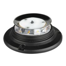 ΦΑΡΟΣ ΜΑΓΝΗΤΙΚΟΣ ΚΑΙ ΒΕΝΤΟΥΖΑ ΠΕΡΙΣΤΡΕΦΟΜΕΝΟΣ RL-13 8LED 9-32V ΠΟΡΤΟΚΑΛΙ ΜΕ ΦΙΣ ΑΝΑΠΤΗΡΑ 3,8m 100x75mm Auto Moto Tyres 