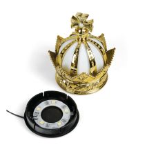 ΒΑΣΗ ΦΩΤΙΖΟΜΕΝΗ ΑΡΩΜΑΤΙΚΟΥ KING ΛΕΥΚΟΥ ΦΩΤΙΣΜΟΥ LED (ΚΑΛΩΔΙΟ ΦΟΡΤΙΣΗΣ USB 5V/120cm)​​​ LAMPA - 1 ΤΕΜ Auto Moto Tyres 