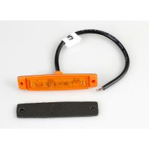 ΦΩΣ ΟΓΚΟΥ 12/24V 5xSMD LED ΠΟΡΤΟΚΑΛΙ 96x20mm ΜΕ ΕΓΚΡΙΣΗ ΤΥΠΟΥ R7/R10  LAMPA - 1 TEM. Auto Moto Tyres 