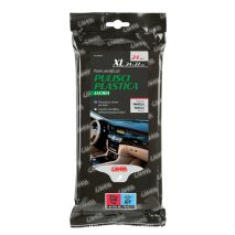 ΥΓΡΑ ΜΑΝΤΗΛΑΚΙΑ ΚΑΘΑΡΙΣΜΟΥ ΠΛΑΣΤΙΚΩΝ ΕΠΙΦΑΝΕΙΩΝ ΜΕ ΓΥΑΛΙΣΤΕΡΟ ΦΙΝΙΡΙΣΜΑ XL 24x22 cm LAMPA - 24 TEM. Auto Moto Tyres 