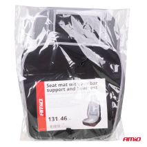 ΠΛΑΤΟΚΑΘΙΣΜΑ ΜΕ ΞΥΛΙΝΕΣ ΜΠΙΛΙΕΣ ΠΡΟΣΚΕΦΑΛΟ & ΥΠΟΣΤΗΡΙΞΗ ΣΤΗΝ ΜΕΣΗ ΓΚΡΙ/ΛΕΥΚΟ AMIO - 1 ΤΕΜ. Auto Moto Tyres 