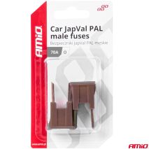 ΑΣΦΑΛΕΙΕΣ JapVal PAL O ΑΡΣΕΝΙΚΕΣ 70A ΣΕ ΚΑΦΕ ΧΡΩΜΑ AMIO - 2 Τεμ. Auto Moto Tyres 