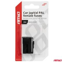 ΑΣΦΑΛΕΙΕΣ JapVal PAL ΘΗΛΥΚΕΣ 65A ΣΕ ΜΑΥΡΟ ΧΡΩΜΑ AMIO - 2 Τεμ. Auto Moto Tyres 