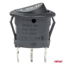 ΔΙΑΚΟΠΤΗΣ 230V 6A ON-OFF-ON 3 ΕΠΑΦΩΝ ΣΤΡΟΓΓΥΛΟΣ BU03 ΑΜΙΟ - 1 ΤΕΜ. Auto Moto Tyres 
