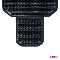 ΠΛΑΤΟΚΑΘΙΣΜΑ ΜΕ ΧΑΝΤΡΕΣ ΚΑΙ ΜΑΞΙΛΑΡΑΚΙ ΜΕΣΗΣ ΜΕ ΚΑΛΥΨΗ ΣΕ ΠΡΟΣΚΕΦΑΛΟ 126x44cm ΜΑΥΡΟ AMIO - 1 Τεμ. Auto Moto Tyres 