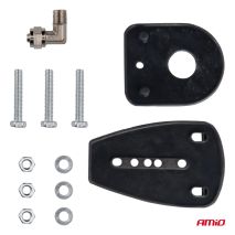 ΚΟΡΝΑ ΠΝΕΥΜΑΤΙΚΗ ΜΟΝΗ 12/24V 115dB HIGH TONE ΜΗΚΟΣ:520mm ΧΡΩΜΙΟ ΑΜΙΟ - 1 ΤΕΜ. Auto Moto Tyres 