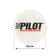 PILOT ΑΥΤΟΚΟΛΛΗΤΑ ΖΑΝΤΩΝ 5,5 cm ΛΕΥΚΟ/ΜΑΥΡΟ/ΚΟΚΚΙΝΟ ΣΜΑΛΤΟΥ - 4 ΤΕΜ. Auto Moto Tyres 