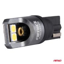 ΛΑΜΠΑΚΙΑ T10 W5W 12/24V 6.000K 4xSMD LED FULL CAN-BUS ΛΕΥΚΟ 3030 PRO SERIES AMIO - 2 Τεμ. Auto Moto Tyres 