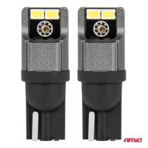ΛΑΜΠΑΚΙΑ LED T10 W5W W10W 12/24V LED 4xSMD3020 CAN-BUS ΛΕΥΚΟ ΑΜΙΟ - 2 ΤΕΜ. Auto Moto Tyres 