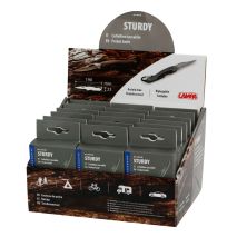 ΣΟΥΓΙΑΣ/ΜΑΧΑΙΡΙ ΤΣΕΠΗΣ STURDY INOX ΜΕ ΚΑΡΑΜΠΙΝΕΡ 18x15x23cm ΣΕ ΣΤΑΝΤ LAMPA - 18 ΤΕΜ. Auto Moto Tyres 