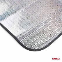 ΗΛΙΟΠΡΟΣΤΑΣΙΑ ΕΣΩΤΕΡΙΚΗ ΑΣΗΜΙ ΜΕ ΒΕΝΤΟΥΖΕΣ 150x80cm ΑΜΙΟ - 1 ΤΕΜ. Auto Moto Tyres 