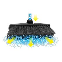 ΒΟΥΡΤΣΑ ΠΛΥΣΙΜΑΤΟΣ ΜΕ ΠΛΑΣΤΙΚΗ ΤΡΙΧΑ (PVC) TRINITY 25x8cm ΓΙΑ ΚΟΝΤΑΡΙΑ(L3802.4/L3802.5/L3802.6) LAMPA - 1 ΤΕΜ. Auto Moto Tyres 