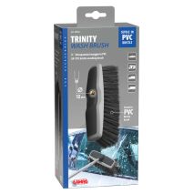 ΒΟΥΡΤΣΑ ΠΛΥΣΙΜΑΤΟΣ ΜΕ ΠΛΑΣΤΙΚΗ ΤΡΙΧΑ (PVC) TRINITY 25x8cm ΓΙΑ ΚΟΝΤΑΡΙΑ(L3802.4/L3802.5/L3802.6) LAMPA - 1 ΤΕΜ. Auto Moto Tyres 
