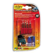 ΦΙΣ ΜΕ 4LED 12V 5mm Auto Moto Tyres 