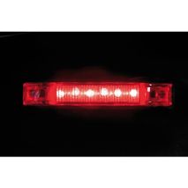 ΦΩΣ ΦΟΡΤΗΓΟΥ 6LED ΚΟΚΚΙΝΟ 24V 100mm Auto Moto Tyres 