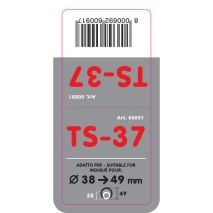 ΑΚΡΟ ΕΞΑΤΜΙΣΗΣ TS-37 Φ 38-49mm - ΣΤΡΟΓΓΥΛΟ Auto Moto Tyres 