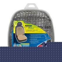 Πλατοκάθισμα Natur-Fresh με ξύλινες Γκρι χάντρες και ύφασμα και μεταλικό πλαίσιο 1 τεμ. Auto Moto Tyres 