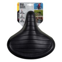 Σέλα ποδηλάτου με διπλά ελατήρια (260x255mm/985gr) μαύρη Relax City S-13 Selle/Saddles Specialist Auto Moto Tyres 