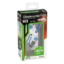 H3 12V 55W PK22s XENON ULTRA 4.800K +90%  2ΤΕΜ. Auto Moto Tyres 