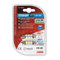 Λαμπάκια Πλαφονιέρας  24-30V SV8,5-8 10x41mm 216lm HYPER-LED (Διπλής Πολικότητας) BLISTER 2τεμ Auto Moto Tyres 