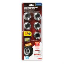 ΚΑΠΑΚΙΑ ΠΑΞΙΜΑΔΙΩΝ / ΜΠΟΥΛΟΝΙΩΝ ΦΟΡΤΗΓΟΥ ΧΑΛΥΒΔΙΝΑ INOX 33mm 10ΤΕΜ. Auto Moto Tyres 