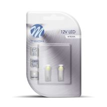 T5 12V W2x4,6d LED 1xSMD5050 ΛΕΥΚΟ (ΚΑΡΦΩΤΟ ΑΚΑΛΥΚΟ) BLISTER 2ΤΕΜ. Auto Moto Tyres 