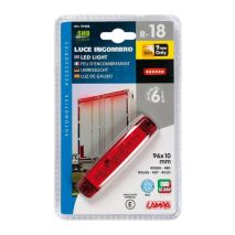 ΦΩΣ ΟΓΚΟΥ 6LED ΚΟΚΚΙΝΟ 12/24V 96mm ΑΔΙΑΒΡΟΧΟ 1ΤΕΜ. Auto Moto Tyres 