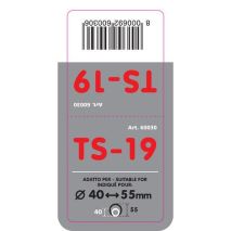 ΑΚΡΟ ΕΞΑΤΜΙΣΗΣ TS-19 40-55mm - ΣΤΡΟΓΓΥΛΟ Auto Moto Tyres 