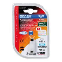 ΛΑΜΠΑΚΙ ΠΛΑΦΟΝΙΕΡΑΣ 9-32V 12x41mm 120lm ΛΕΥΚΟ MEGA-LED12 (ΔΙΠΛΗΣ ΠΟΛΙΚΟΤΗΤΑΣ) BLISTER 1ΤΕΜ. Auto Moto Tyres 