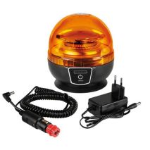 ΦΑΡΟΣ ΜΑΓΝΗΤΙΚΟΣ+ΒΕΝΤΟΥΖΑ RL-11 9-30V+230V ΕΠΑΝΑΦΟΡΤΙΖΟΜΕΝΟΣ ΠΟΡΤΟΚΑΛΙ 45 LED ΜΕ ΣΠΙΡΑΛ 380cm (128x140mm) Auto Moto Tyres 