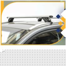 ΜΠΑΡΕΣ ΟΡΟΦΗΣ ΑΛΟΥΜΙΝΙΟΥ ΜΕ ΚΛΕΙΔΑΡΙΑ KING1 112 CM Κ39 (FLUSH RAILING) - 2 ΤΕΜ. Auto Moto Tyres 