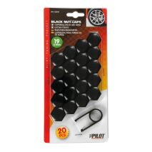 ΚΑΠΑΚΙΑ ΜΠΟΥΛΟΝΙΩΝ/ΠΑΞΙΜΑΔΙΩΝ 19 mm (ΜΑΥΡΑ ΚΟΝΤΑ ABS ΠΛΑΣΤΙΚΑ) - 20 ΤΕΜ. Auto Moto Tyres 