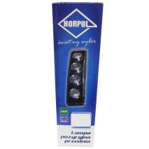 DRL HOR64 12/24V ΠΡΟΣΘΕΤΟ DAYTIME ΔΙΕΘΝΗ ΜΕ 4LED 0,5W 181x48mm ΜΑΥΡΟ ΜΕ ΦΙΣ 1ΤΕΜ Auto Moto Tyres 