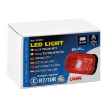 ΦΩΣ ΟΓΚΟΥ 10-30V ΜΕ 4 LED ΚΟΚΚΙΝΟ 60x32x25mm  1ΤΕΜ. Auto Moto Tyres 