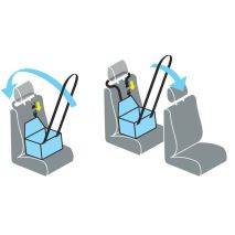 ΕΙΔΙΚΟ ΚΑΘΙΣΜΑ (ΚΟΥΤΙ) ΑΥΤΟΚΙΝΗΤΟΥ ΓΙΑ ΣΚΥΛΟ CAR PETS KENNEL (S) 40x32x25cm ΜΕ ΛΟΥΡΙ ΔΕΣΙΜΑΤΟΣ ΤΟΥ ΚΟΛΑΡΟΥ Auto Moto Tyres 