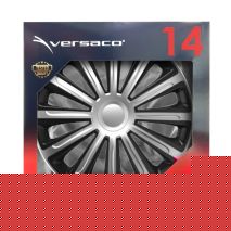 ΤΑΣΙΑ 14" HUBCAP TREND SILVER BLACK - ΣΕΤ 4ΤΕΜ ΣΕ ΚΟΥΤΙ ΑΜΙΟ Auto Moto Tyres 