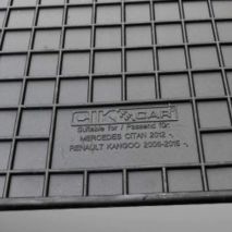 ΜΑΡΚΕ ΠΑΤΑΚΙΑ ΣΕ ΣΚΑΦΗ ΛΑΣΤΙΧΟ ΓΙΑ MERCEDES CITAN W415 2ΘΕΣΙΟ 2012-2021 / RENAULT KANGOO 2ΘΕΣΙΟ 2008-2021 ΣΕ ΜΑΥΡΟ ΧΡΩΜΑ ΜΕ ΚΟΥΜΠΩΜΑΤΑ CIK - 2 ΤΕΜ. Auto Moto Tyres 