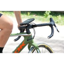 Βάση Στήριξης Κινητού Bike της σειράς Optiline για Τιμόνι Μηχανής, Ποδηλάτου, E-bike, Scooter με διάμετρο από 19 mm έως 35 mm με ρυθμιζόμενους EPDM ιμάντες δέσης και σύστημα Duolock, συμβατή με Θήκες ή Αντάπτορες Κινητού Optiline Auto Moto Tyres 