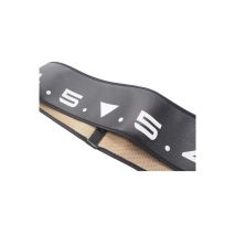 ΚΑΛΥΜΜΑ ΤΙΜΟΝΙΟΥ SOFT BLACK CLOCK (ΑΡΙΘΜΟΙ) ΟΙΚΟΛΟΓΙΚΟ ΔΕΡΜΑ 37>39cm/ 9cm SIMONI RACING - 1 TEM. Auto Moto Tyres 