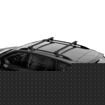 ΜΠΑΡΕΣ ΟΡΟΦΗΣ ΑΝΟΔIΩΜΕΝΟ ΑΛΟΥΜΙΝΙΟΥ (L) 128cm 100max ΜΑΥΡΗ SILENZIO (RAILING STANDARD/S/W)​NORDRIVE - 2 ΤΕΜ. Auto Moto Tyres 