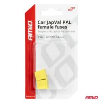 ΑΣΦΑΛΕΙΕΣ JapVal PAL ΜICRO 14mm ΘΗΛΥΚΕΣ 60A ΣΕ ΚΙΤΡΙΝΟ ΧΡΩΜΑ AMIO - 2 Τεμ. Auto Moto Tyres 