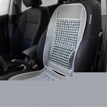 ΠΛΑΤΟΚΑΘΙΣΜΑ ΜΕ ΧΑΝΤΡΕΣ ΚΑΙ ΜΑΞΙΛΑΡΑΚΙ ΜΕΣΗΣ ΠΟΛΥΕΣΤΕΡΙΚΟ ΥΦΑΣΜΑ 97x44cm ΓΚΡΙ  AMIO - 1 Τεμ. Auto Moto Tyres 