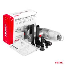 ΗΛΕΚΤΡΙΚΟ ΣΚΟΥΠΑΚΙ ΧΕΙΡΟΣ ΑΣΥΡΜΑΤΟ 40W ΜΕ 6 ΕΞΑΡΤΗΜΑΤΑ ΚΑΘΑΡΙΣΜΟΥ ΚΑΙ ΚΑΛΩΔΙΟ USB-C 7.4V 20min AMIO - 1 Τεμ. Auto Moto Tyres 