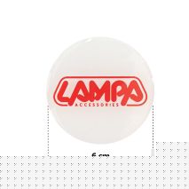 LAMPA ΑΥΤΟΚΟΛΛΗΤΑ ΖΑΝΤΩΝ 6 cm ΛΕΥΚΟ/ΚΟΚΚΙΝΟ ΣΜΑΛΤΟΥ - 4 ΤΕΜ. Auto Moto Tyres 