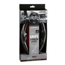 ΠΡΟΣΤΑΤΕΥΤΙΚΑ ΚΑΛΥΜΜΑΤΑ ΤΙΜΟΝΙΟΥ CARBON LOOK ΜΑΥΡΟ ΧΡΩΜΑ GRIPS LAMPA - 2 τεμ. Auto Moto Tyres 